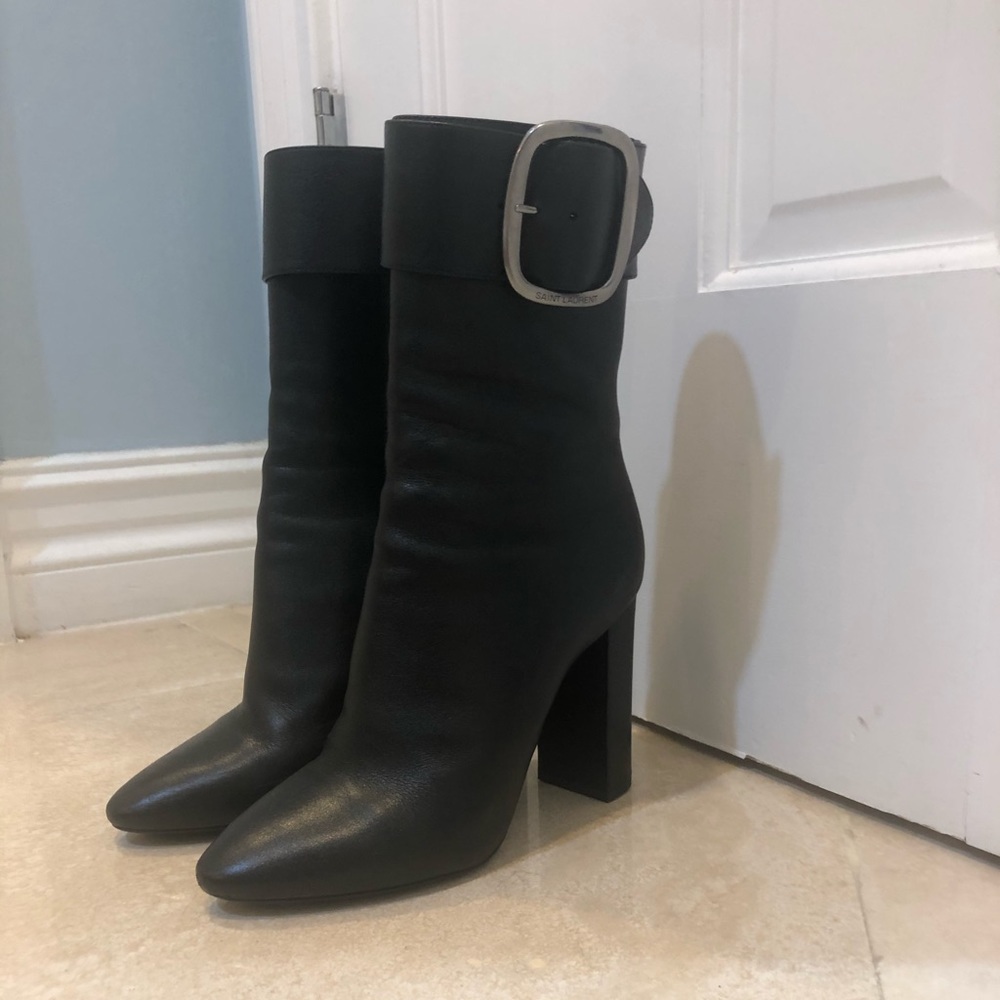 SAINT LAURENT
Joplin 105 leather ankle boots - Picture 5 of 8